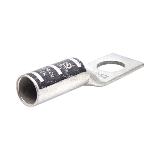 Conversions Technology Copper Long Barrel One Hole Compression Lug 2/0 AWG 1/2-inch Bolt Size