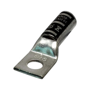 Conversions Tech Compression Lugs Copper Long Barrel One Hole Compression Lug 2/0 AWG 3/8-inch Bolt Size