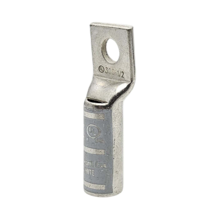 Conversions Technology Copper Long Barrel One Hole Compression Lug 300 MCM 1/2-inch Bolt Size