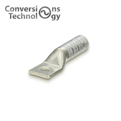 Conversions Technology Copper Long Barrel One Hole Compression Lug 300 MCM 3/8-inch Bolt Size