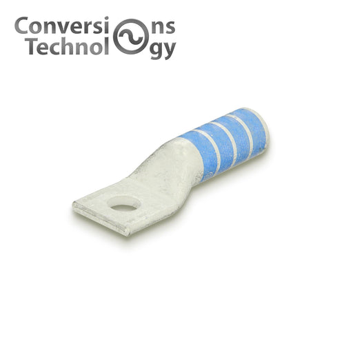 Conversions Technology Copper Long Barrel One Hole Compression Lug 400 MCM  1/2-inch Bolt Size