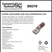 Conversions Technology Copper Long Barrel One Hole Compression Lug 500 MCM 1/2-inch Bolt Size