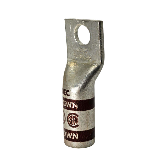 Conversions Technology Copper Long Barrel One Hole Compression Lug 500 MCM 5/8-inch Bolt Size