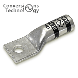 Conversions Technology Copper Long Barrel One Hole Compression Lug 750 MCM 1/2-inch Bolt Size