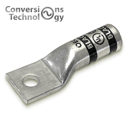 Conversions Technology Copper Long Barrel One Hole Compression Lug 750 MCM 1/2-inch Bolt Size