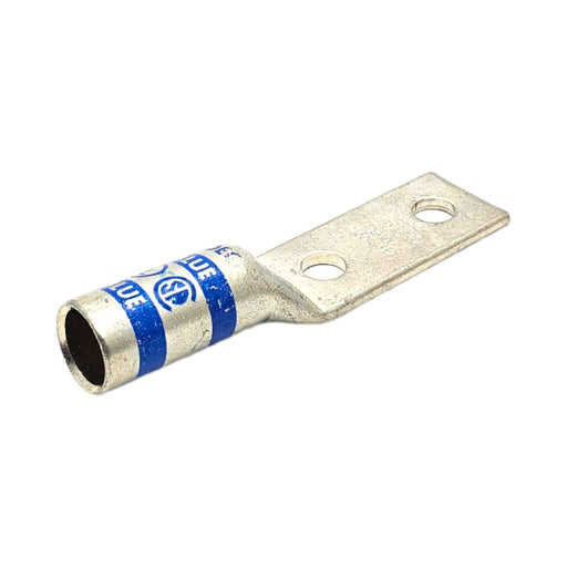 Conversions Technology Copper Long Barrel Two Hole Compression Lugs 400 MCM 1/2-inch Bolt Size
