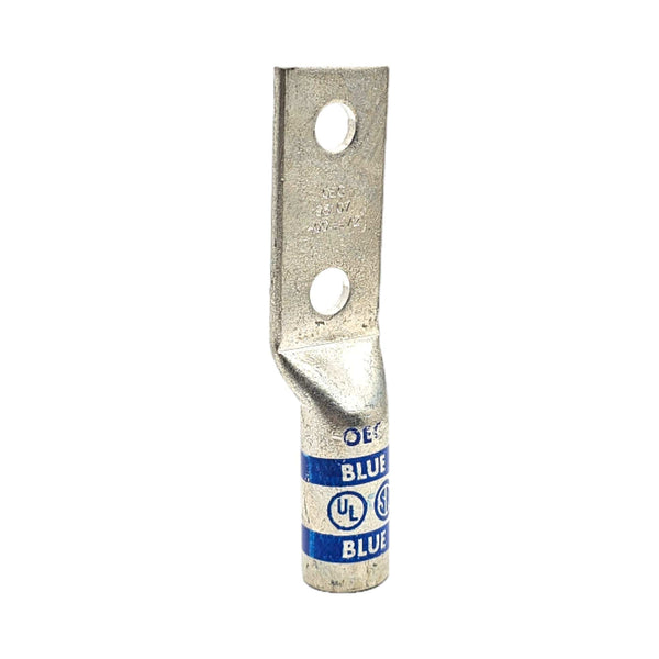 Conversions Technology Copper Long Barrel Two Hole Compression Lugs 400 MCM 1/2-inch Bolt Size