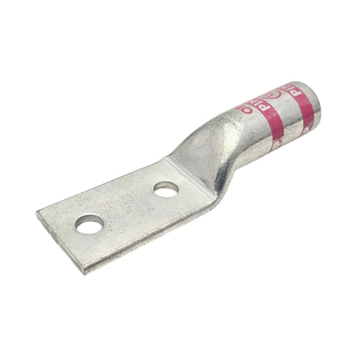 Conversions Technology Copper Long Barrel Two Hole Compression Lugs 750 MCM 1/2-inch Bolt Size