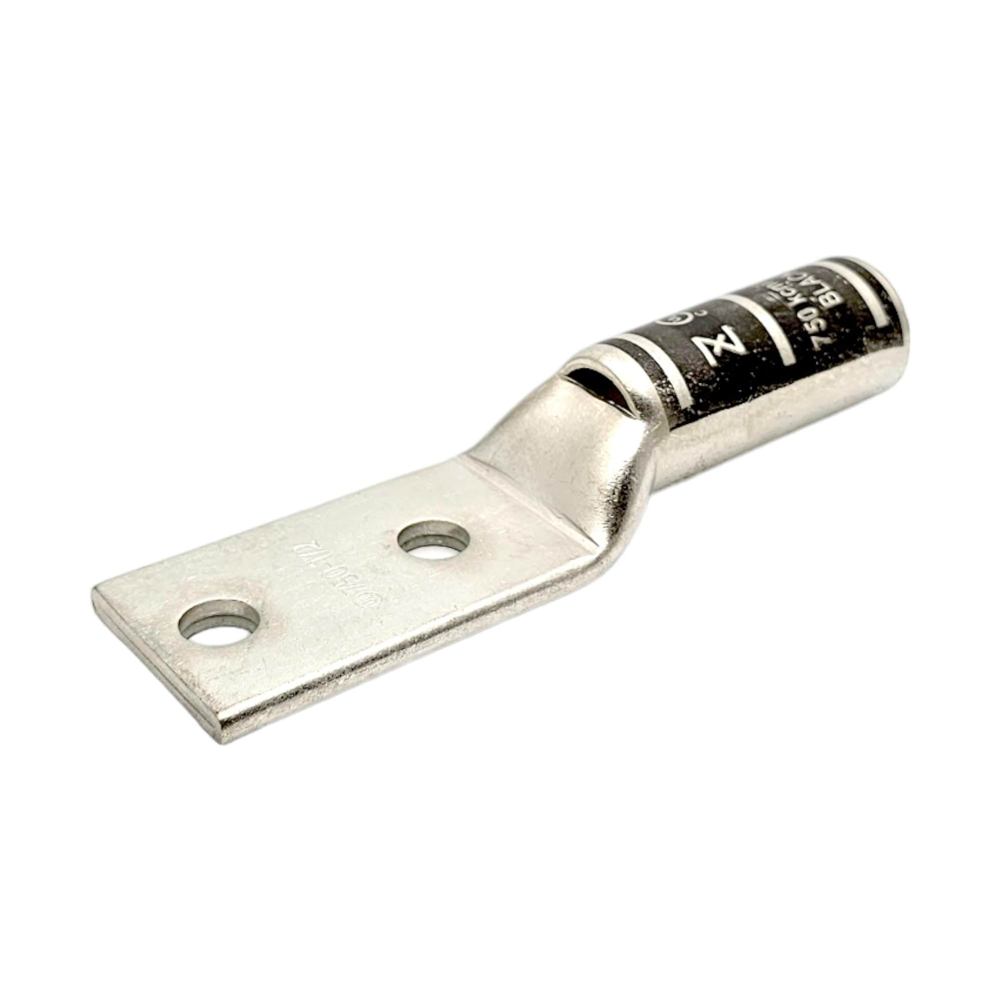 Copper Long Barrel Two Hole Compression Lugs 750 MCM 1/2-inch Bolt Siz ...