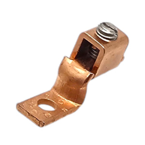 Conversions Tech Copper Mechanical Lug - One Hole Offset Tongue 14 AWG Solid - 4 AWG CU