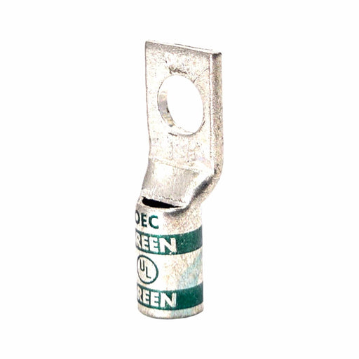 Conversions Technology Copper Short Barrel One Hole Compression Lugs 1/0 AWG 1/4-inch Bolt Size