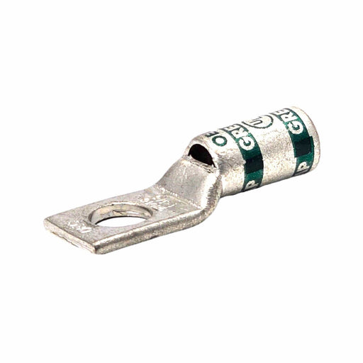 Conversions Technology Copper Short Barrel One Hole Compression Lugs 1/0 AWG 1/4-inch Bolt Size