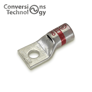 Conversions Tech Copper Short Barrel One Hole Compression Lugs 350 MCM 5/8-inch Bolt Size