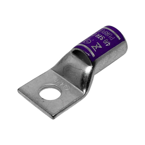 Conversions Technology Copper Short Barrel One Hole Compression Lugs 4/0 AWG 5/16 Bolt Size