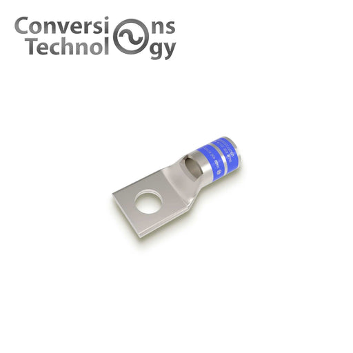 Conversions Technology Copper Short Barrel One Hole Compression Lugs 400 MCM 1/2-inch Bolt Size
