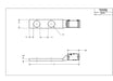 Conversions Technology Copper Short Barrel Two Hole Compression Lugs 1/0 AWG 1/4-inch Bolt Size
