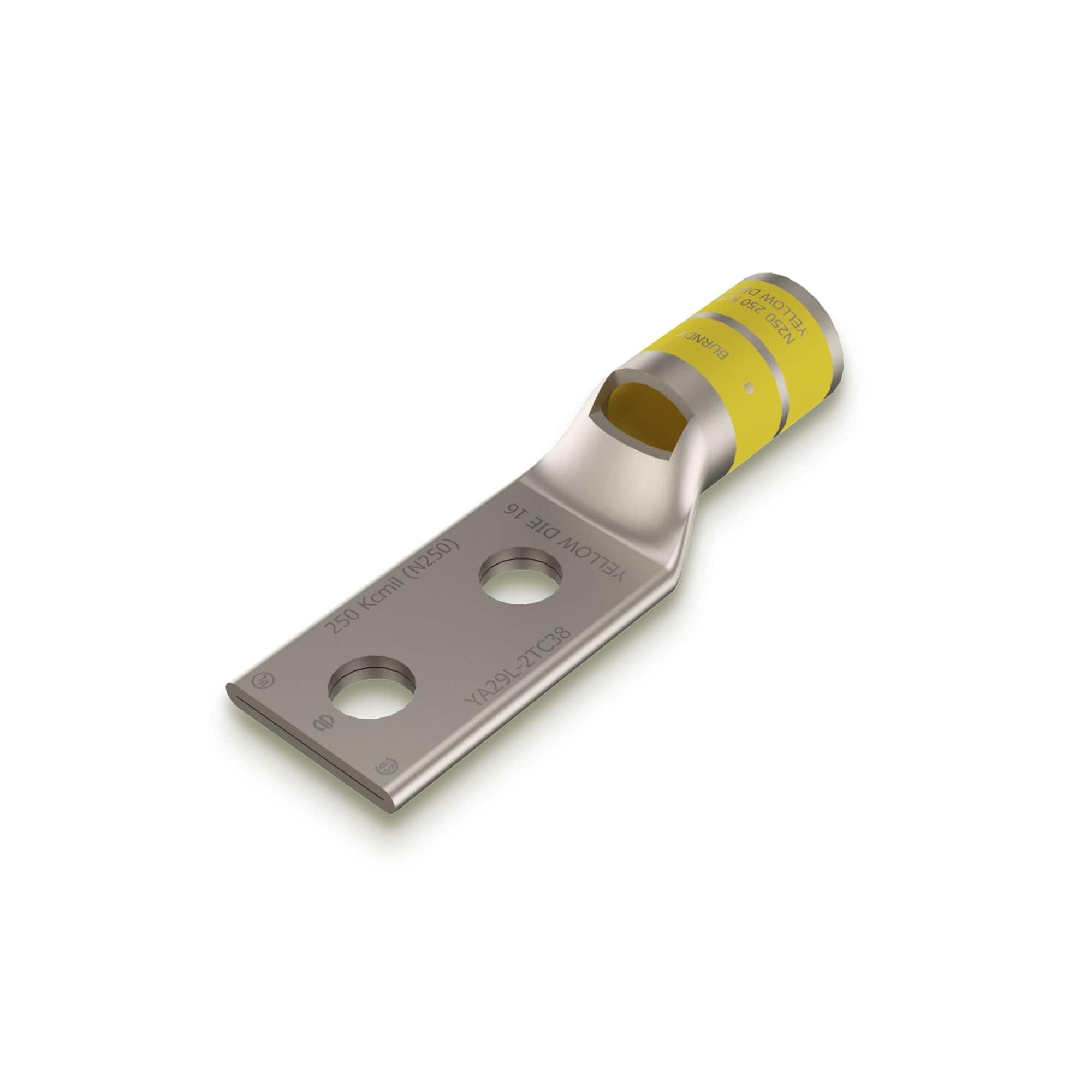 Copper 10 AWG 2-Hole Compression Lugs · Wholesale | Conversion ...