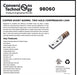 Conversions Technology Copper Short Barrel Two Hole Compression Lugs 500 MCM 1/2-inch Bolt Size