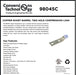 Conversions Technology Copper Short Barrel Two Hole Compression Lugs 6 AWG #10 Bolt Size