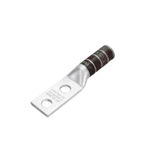 Conversions Technology Copper Short Barrel Two Hole Compression Lugs 750 MCM 1/2-inch Bolt Size