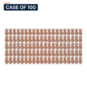 Conversions Tech Electrical Case of 100 ($0.80 ea) Copper Split Bolt Connector 8 AWG STR – 12 AWG SOL | Tap to 16 | 610-00812