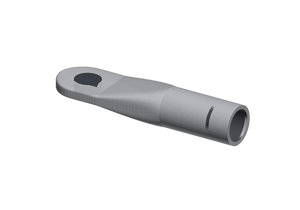 Conversions Tech Electrical > Connectors > Compression Connectors CT-LB250-12 Copper Compression Lug — Long Barrel, 1-Hole, 250 kcmil, 1/2 in Stud, Tin-Plated