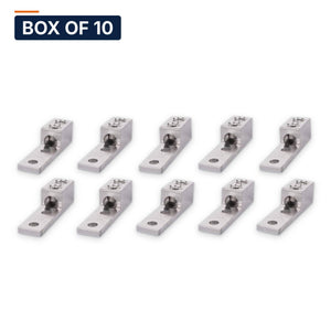 Conversions Tech Electrical Box of 10 ($12.60 ea) CT-SL21-350 Stacked Mechanical Lug — 2-Conductor 1-Hole Dual-Rated AL/CU (2) 6 AWG–350 kcmil 1/2in