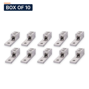 Conversions Tech Box of 10 ($16.09 ea) CT-T1H1-1000 Mechanical Lug — 1-Conductor 1-Hole Dual-Rated AL/CU 500–1000 kcmil 1/2in Stud