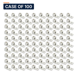 Conversions Tech Case of 100 ($1.30 ea) CT-T1H1-1A Mechanical Lug — 1-Conductor 1-Hole Dual-Rated AL/CU 14–1 AWG 1/4in Stud