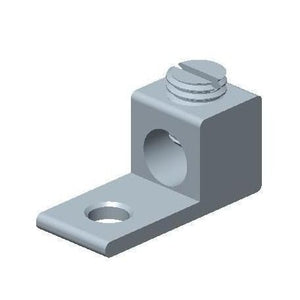 Conversions Tech Electrical > Connectors > Mechanical Connectors CT-T1H1-2 Mechanical Lug, 1-Conductor, 1-Hole | 14 AWG to 2 AWG, Tin-Plated 6061-T6 Aluminum, cULus