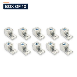 Conversions Tech Electrical > Connectors > Mechanical Connectors Box of 10 ($2.50 ea) CT-T1H1-250 Mechanical Lug — 1-Conductor 1-Hole Dual-Rated AL/CU 6 AWG–250 kcmil 5/16in Stud