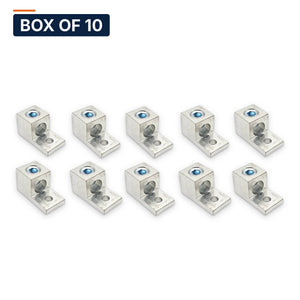 Conversions Tech Box of 10 ($4.40 ea) CT-T1H1-300 Mechanical Lug — 1-Conductor 1-Hole Dual-Rated AL/CU 6 AWG–300 kcmil 5/16in Stud
