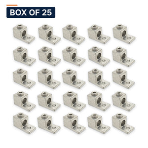 Conversions Tech Electrical > Connectors > Mechanical Connectors Box of 25 ($6.08 ea) CT-T1H1-350 Mechanical Lug — 1-Conductor 1-Hole Dual-Rated AL/CU 6 AWG–350 kcmil 3/8in Stud