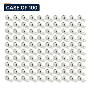 Conversions Tech Electrical > Connectors > Mechanical Connectors Case of 100 ($0.82 ea) CT-T1H1-6A Mechanical Lug — 1-Conductor 1-Hole Dual-Rated AL/CU 14–6 AWG 1/4in Stud