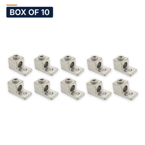 Conversions Tech Box of 10 ($13.49 ea) CT-T1H1-800 Mechanical Lug — 1-Conductor 1-Hole Dual-Rated AL/CU 300–800 kcmil 5/8in Stud