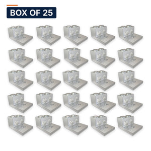 Conversions Tech Connectors Box of 25 ($1.88 ea) CT-T2H1-1/0A Mechanical Lug — 2-Conductor 1-Hole Dual-Rated AL/CU (2) 14 AWG–1/0 AWG 1/4in Stud