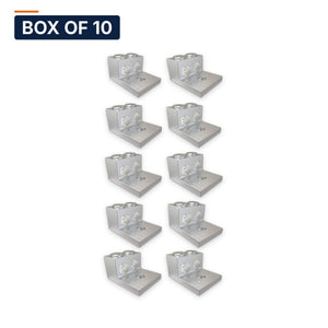 Conversions Tech Connectors Box of 10 ($1.99 ea) CT-T2H1-1/0A Mechanical Lug — 2-Conductor 1-Hole Dual-Rated AL/CU (2) 14 AWG–1/0 AWG 1/4in Stud