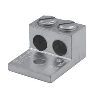 Conversions Tech Electrical > Connectors > Mechanical Connectors CT-T2H1-6 Mechanical Lug, 2-Conductor, 1-Hole | 14 AWG to 6 AWG, Tin-Plated 6061-T6 Aluminum, cULus