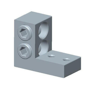 Conversions Tech Electrical > Connectors > Mechanical Connectors CT-T2H2-500-L Panelboard Lug, 2-Conductor, 2-Hole | 4/0 AWG to 500 kcmil, Tin-Plated 6061-T6 Aluminum, cULus