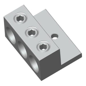 Conversions Tech Electrical > Connectors > Mechanical Connectors CT-T3H1-350 Mechanical Lug, 3-Conductor, 1-Hole | 6 AWG to 350 kcmil, Tin-Plated 6061-T6 Aluminum, cULus
