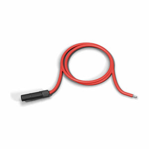 Conversions Tech Solar > PV Wire Male MC4 / 5 ft / Red Custom MC4 to Bare Wire Lead, 10 AWG PV Wire | Male or Female MC4 to Stripped End, 1500 V DC, Cut to Length 5–100 ft | 4904-LEAD
