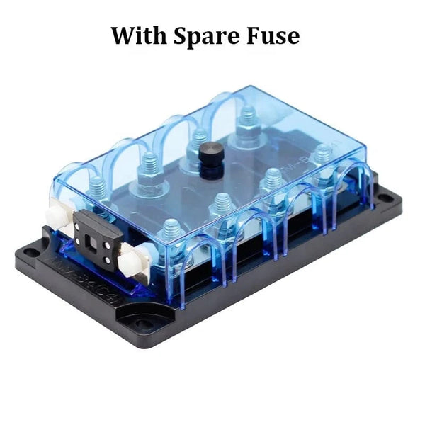 Conversions Tech 32V / 40-500a DC 32V 300A AC 220V 300A 4 Ways Auto Audio Stereo ANM-C4 ANM Fuse Holder Bolt Down Fuse Box