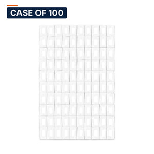 Conversions Tech Wall Plates Case of 100 ($0.35 ea) Decora Wall Plate, 1-Gang, White | Standard Screw Mount, Fits Decorator Inserts and Devices | 5200-701