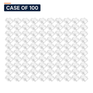 Conversions Tech Wall Plates Case of 100 ($0.73 ea) Decorator Blank Insert, White | Fits Decora Wall Plates, Covers Unused Opening | 400-209