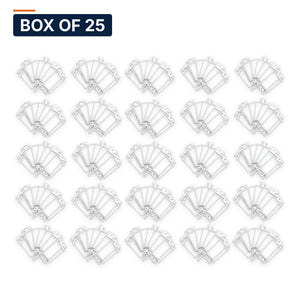 Conversions Tech Wall Plates Box of 25 ($0.84 ea) Decorator Blank Insert, White | Fits Decora Wall Plates, Covers Unused Opening | 400-209