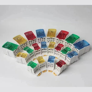 Conversions Tech Din Rail Terminal Block UKK 80A/125A/160A/250A/400A Distribution Box One In Several Out Unipolar Junction Box wire Connector