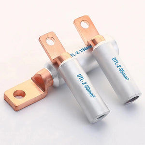 Conversions Tech DTL-2 Copper Aluminum Terminal Lug Wire Connector Cable Crimp Terminals DTL-2-10/16/25/35/50/70/95/120/125/185/240/300/400mm2
