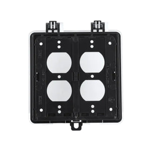 Conversions Technology Dual Gang Weatherproof Receptacle Outlet Cover