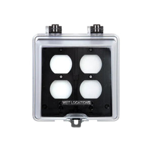 Conversions Technology Dual Gang Weatherproof Receptacle Outlet Cover