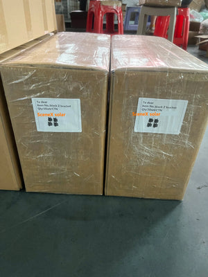 Conversions Tech Easy to Use Solar Mounting Hardware Z-Bracket Sets ForSolar Panel Racking Ideal for Rigid  RV Trailer VanCamper Boat Wall Roof